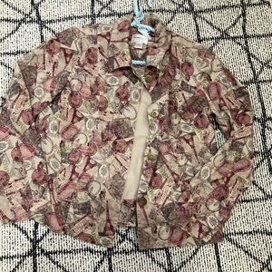 Christopher & Banks Button-Up dressy Jacket size M *stretch*
